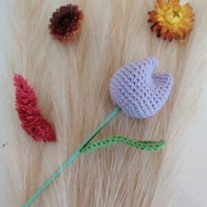 atelier tulipe en crochet à la manufacture de tressage