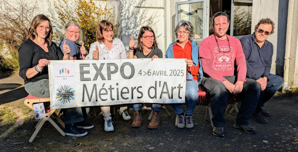 week-end des métier d'arts en 2025 avec plusieurs artisans 