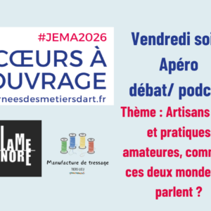 Apéro débat/ podcast lors de JEMA 2026 à Bégrolles en mauges