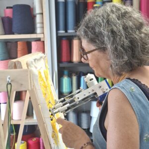 tufting maine et loire fils recyclé ecoresponsable création textile