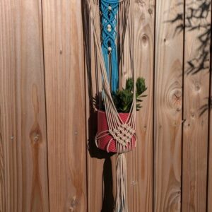 suspension en macramé a faire en atelier créatif près de Cholet